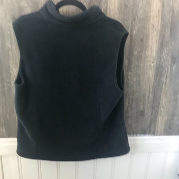 Columbia black fleece full zip vest size XL - Picture 4 of 5